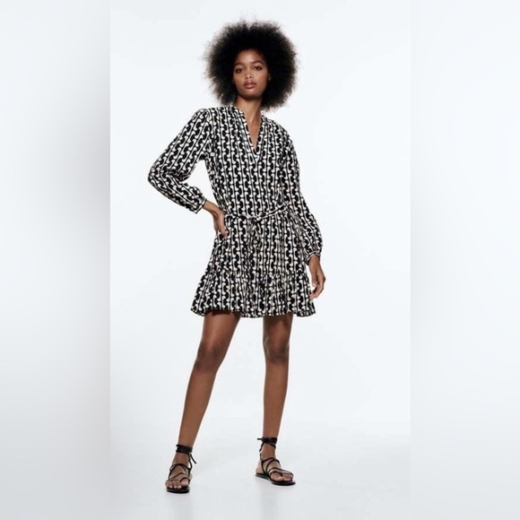 Zara Dresses & Skirts - NWT Zara The Paula Retro Swing Dress Womens Medium